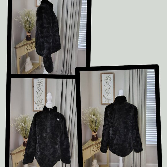 The North Face Black Reversible Jacket - Winter Jacket - Medium - Picture 2 of 5